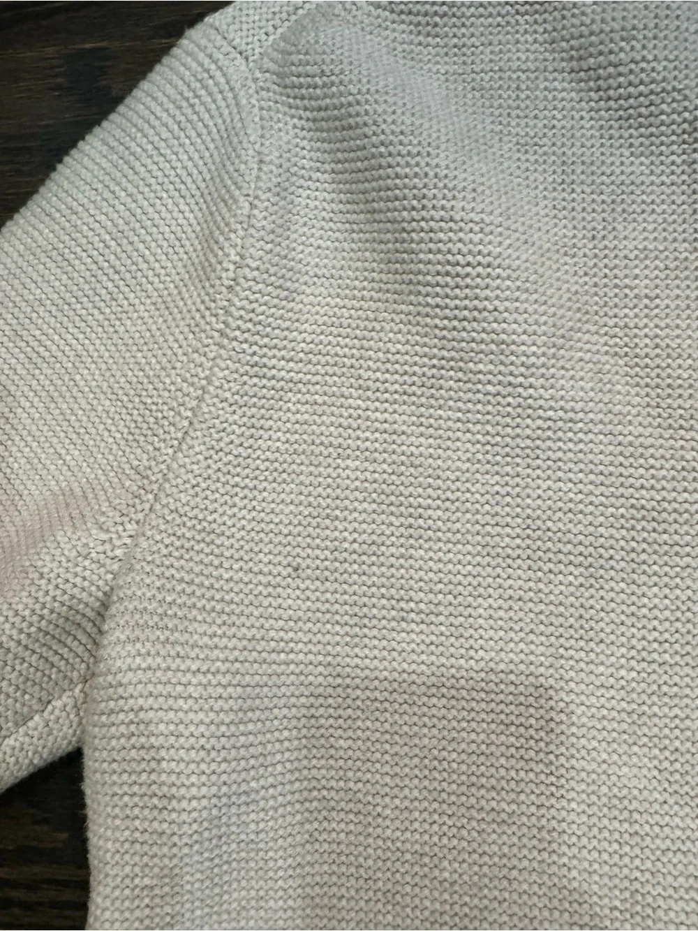 J Crew Men's Cream Crewneck Sweater